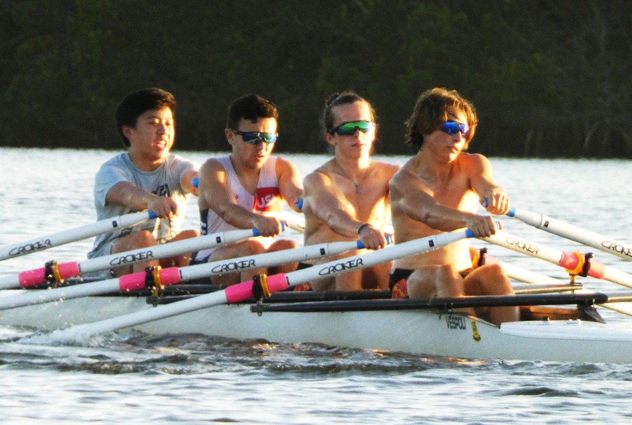Sarasota Scullers racing at the American Youth Cup 2023